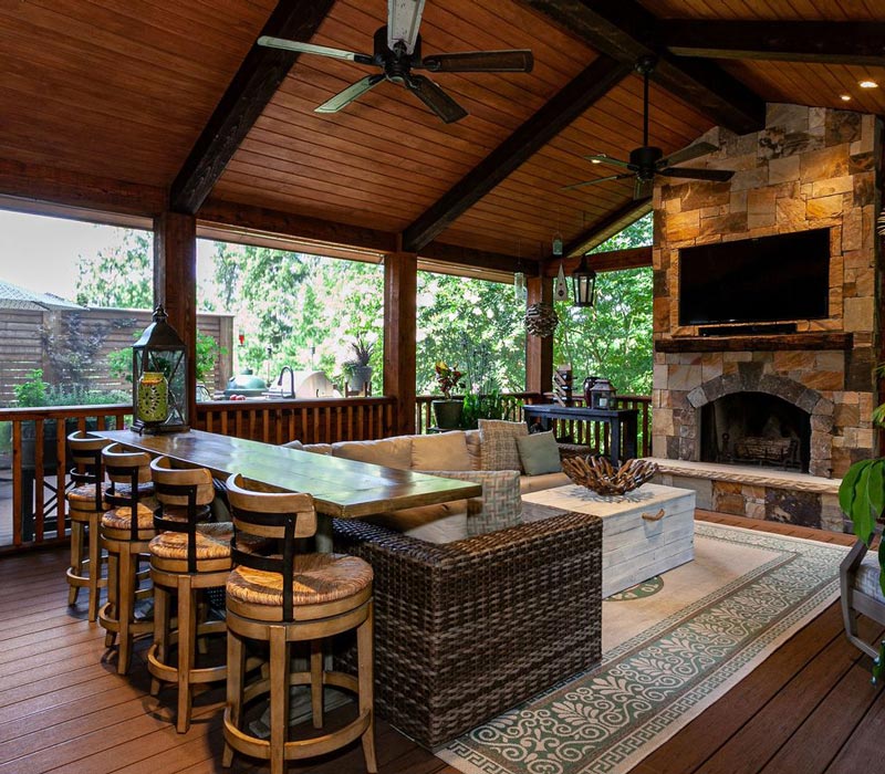 outdoor living renovation in Marietta, GA
