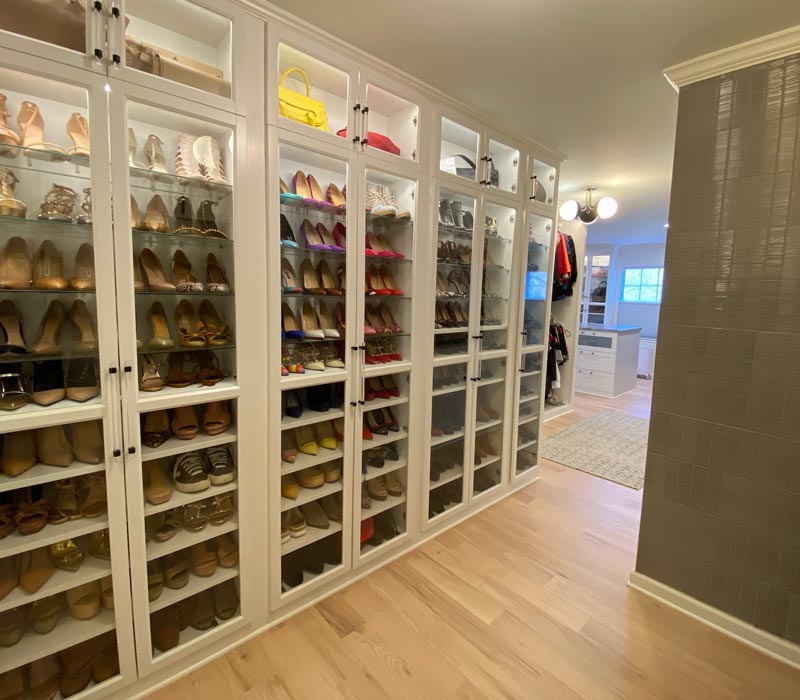 luxurious closet renovation