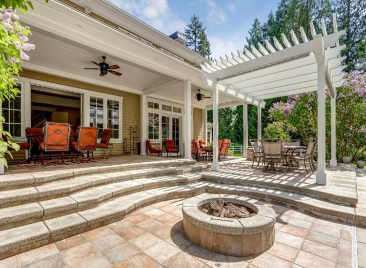 backyard patio install