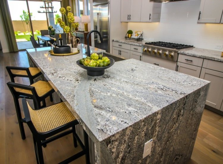 granite kitchen island