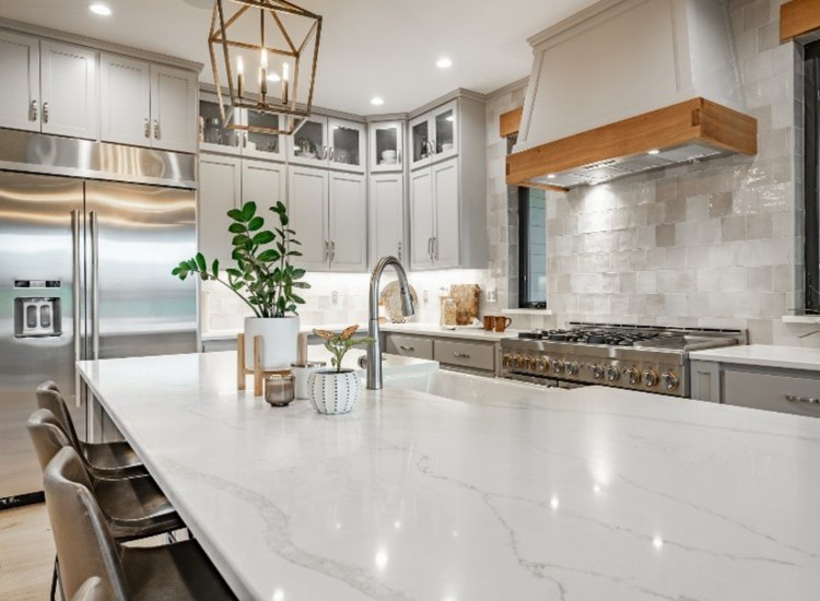 modern kitchen countertop
